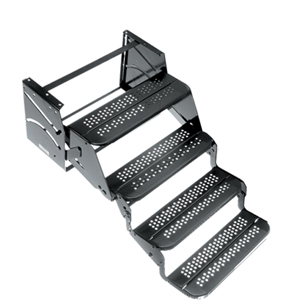 25" Drop 24" Wide 4-Steps Trailer Step
