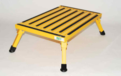 Yellow 16" x 24" Folding Safety Step