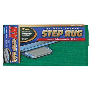 18" Wide Green Wrap-Around Step Rug