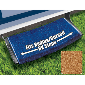 Gold Wraparound Radius Step Rug