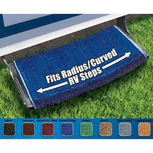 Imperial Blue Wraparound Radius Step Rug