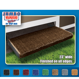 Imperial Blue Jumbo Wraparound Plus RV Step Rug