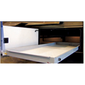 800 lb Black Powder Coat 42" W x 90" L Cargo Slide