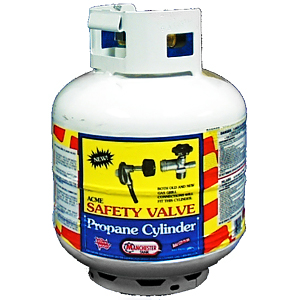 10 gal/#40 OPD LP Tank w/Gauge