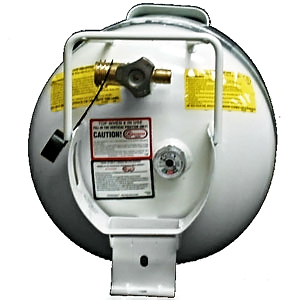 Horizontal OPD LP Tank w/Gauge, 5 gal/20#