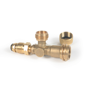 Brass Propane Tee w/3 Ports