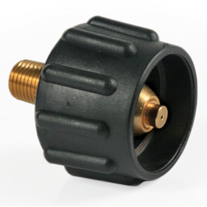 Black 1/4" LP Acme Nut