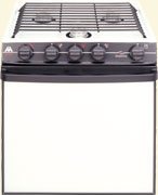 White 17" 3 Burner Wedgewood Range