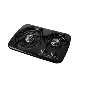 Black Wedgewood Vision 2-Burner Drop-In Cooktop