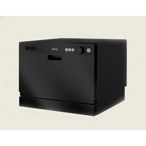 Black Vesta Countertop Dishwasher
