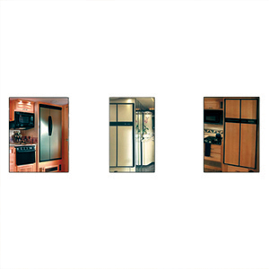 Woodgrain Dometic Refrigerator Door Panel