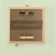 Beige 12/24 Volt Wall Thermostat