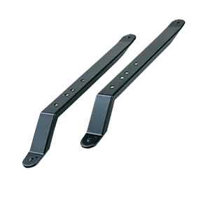 Black Olympian Wave Heater Leg Stands