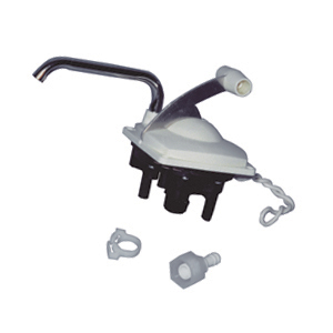 Colonial White Dual Action Low-Boy Hand Pump