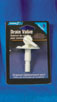 3/8" & 1/2" Dual Barb Drain Valve w/ Flange