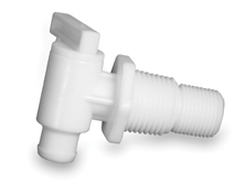 3/8" & 1/2" MPT Dual Thread Drain Valve w/o Flange