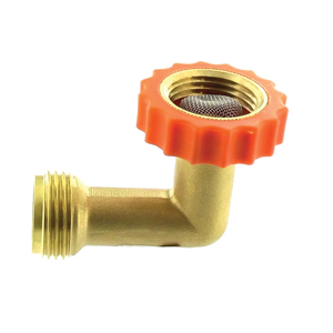 Lead Free 90 deg Hose Saver, Carded
