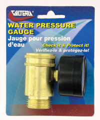 Water Pressure Gauge, Carded