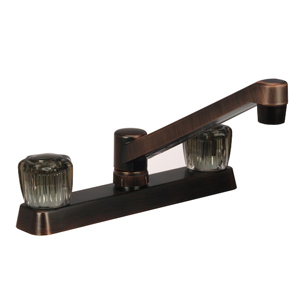 Brass Two Handle Kitchen Faucet