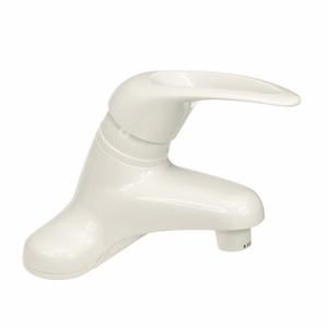 White Single Lever Lavatory Faucet