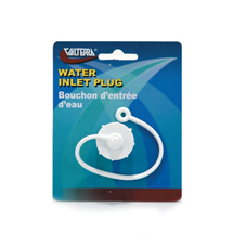 White 3/4" Male Hose Plug City Water Fill