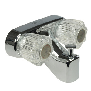 Chrome Tub & Shower Diverter Faucet