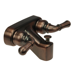 Bronze Tub & Shower Diverter Faucet