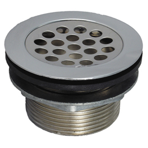 Grid, Locknut & Rubber Washer Sink Strainer, pkg