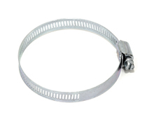 1-5/8" to 3-1/2" Galvanized Hose Clamp, 2/pk