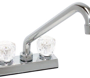 Chrome 4" 2-Handle Kitchen/Bar Faucet