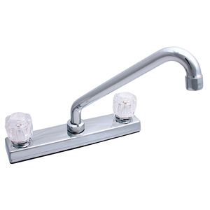 Chrome 2-Handle 8" Kitchen Faucet