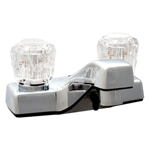 Chrome 2-Handle 4" Lavatory Faucet