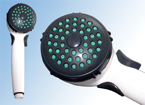 White 1-Function Hand Held Shower Head