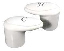 White Lever Handle for Catalina (Faucet Part)