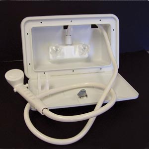 Polar White Exterior Shower