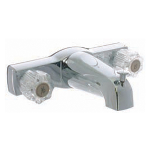 Catalina 8" 2-HandleTub Spout w/Diverter & Clear Knobs