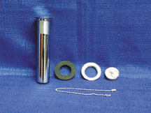 Plastic w/ Chrome Finish 1-1/4" Lavatory Clean-Out Plug