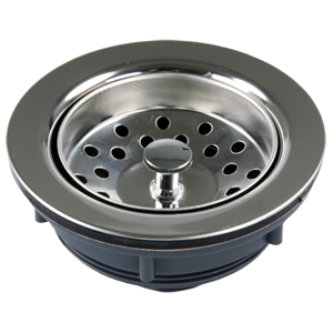 White Large Kitchen Sink Strainer