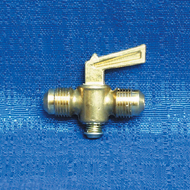 Brass 3/8" Flare x 3/8" Flare Gas Shut-Off Cock