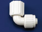 1/2" Flare x 1/2" FPT Swivel Elbow Adapter