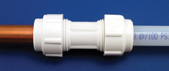 1/2"CU x 1/2"CU Transition Fitting