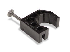 10Pk 3/8"-1/2" Plastic U Nails