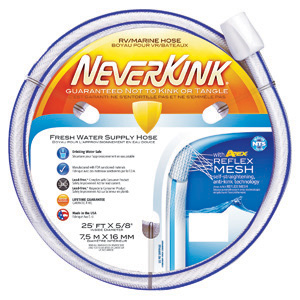 5/8" x 25' NeverKink Water Hose
