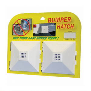 White Bumper Plug, 2/pk