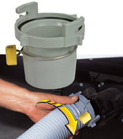 Easy-Slip Bayonet Straight Hose Adapter