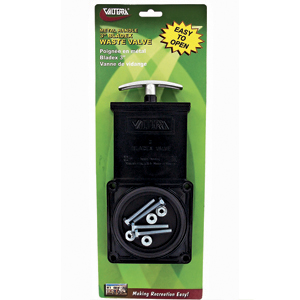 3" Waste Valve w/Metal Handles