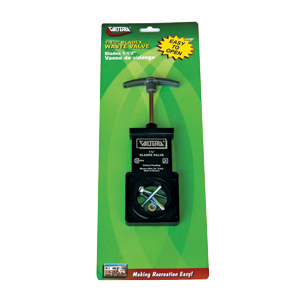 1-1/2" Waste Valve w/Plastic Handles