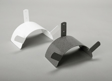 White Clean Dump Hose Hanger