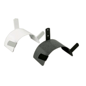 Gray Metal Clean Dump Utility/Hose Hanger