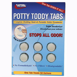 6 Tabs Potty Toddy Tabs,Card